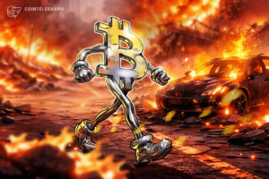 Bitcoin Coils Below $87,000 Ask Liquidity as Stocks Return to All-Time Highs